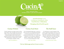 Tablet Screenshot of cucina.co.uk